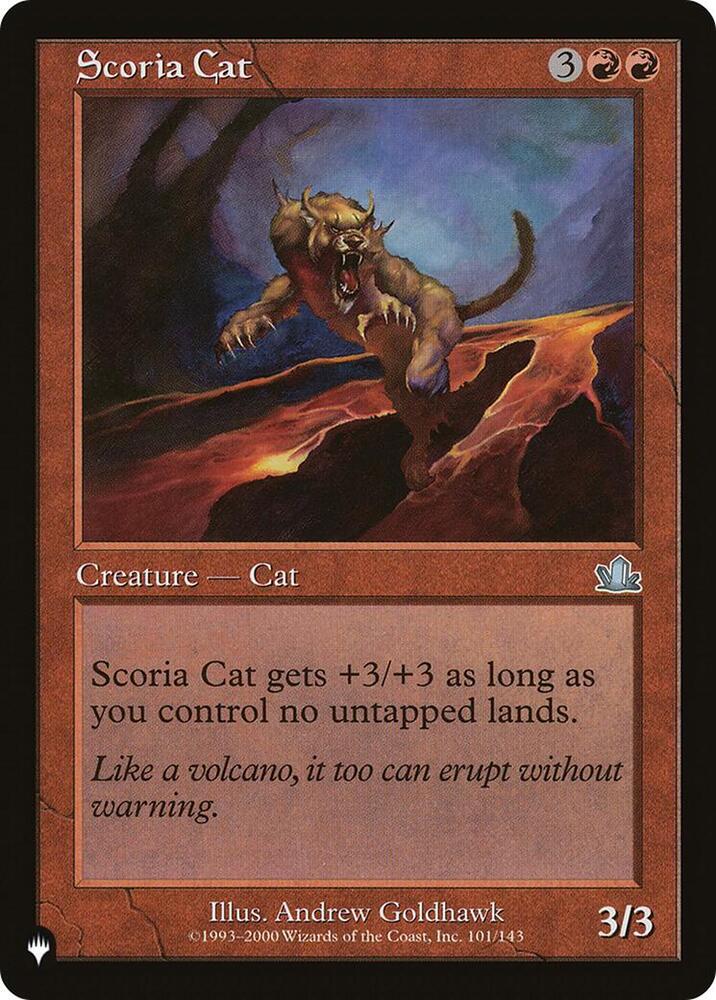 Scoria Cat [The List Reprints] 101/143