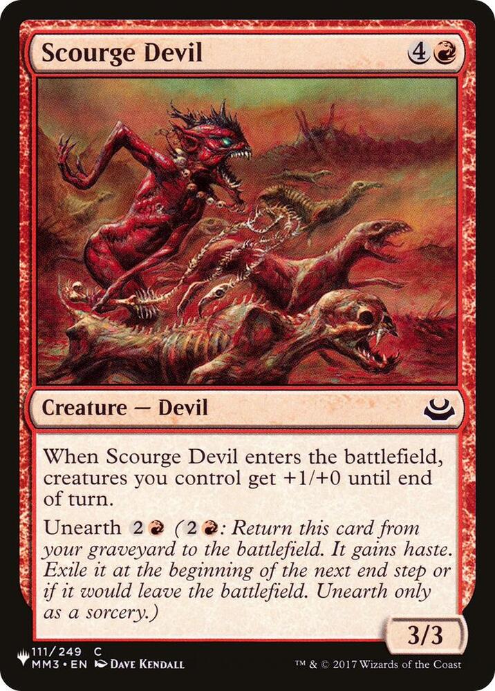 Scourge Devil [The List Reprints] 111/249