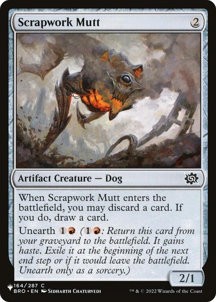 Scrapwork Mutt [The List Reprints] 164/012