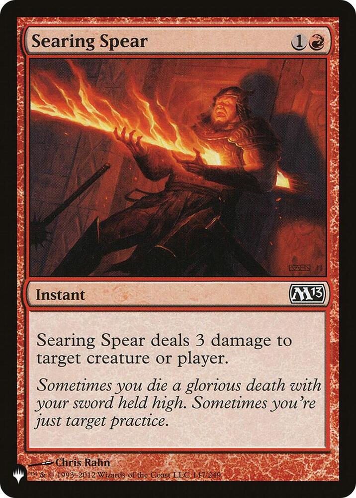 Searing Spear [The List Reprints] 147/249