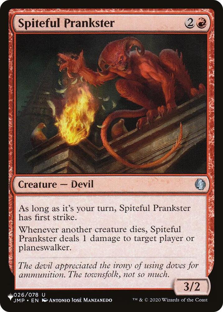 Spiteful Prankster [The List Reprints] 026/078