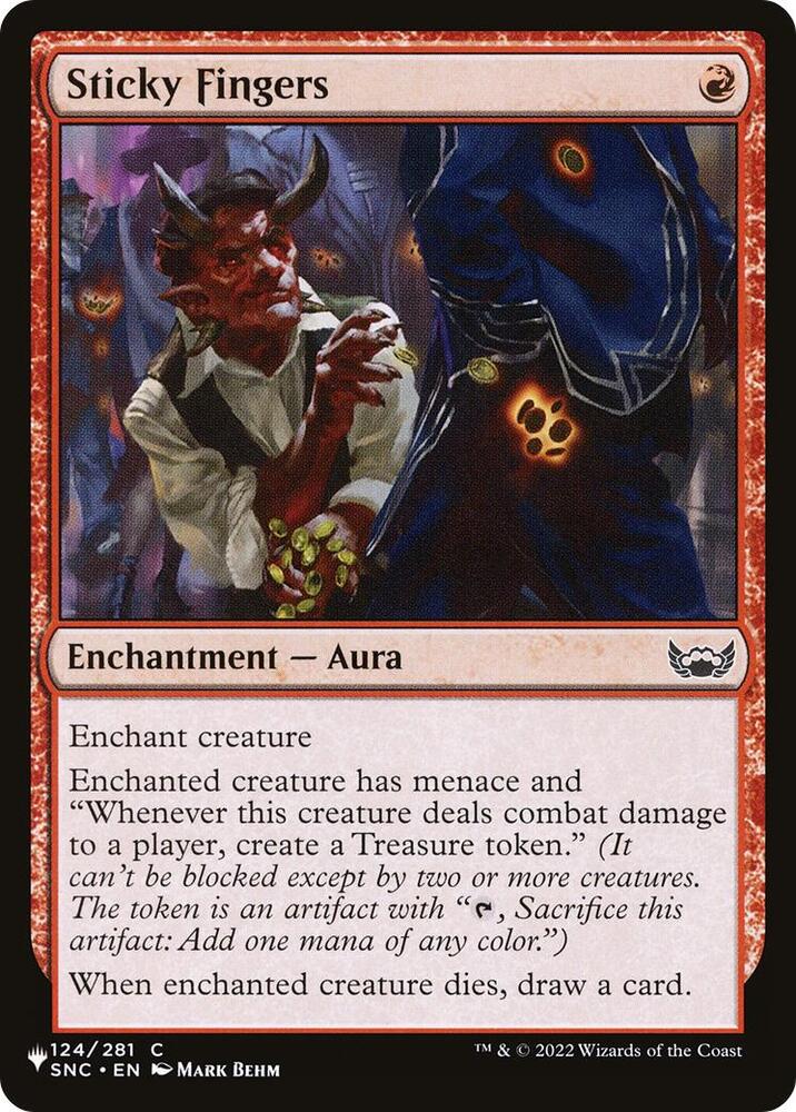 Sticky Fingers [The List Reprints] 124/281