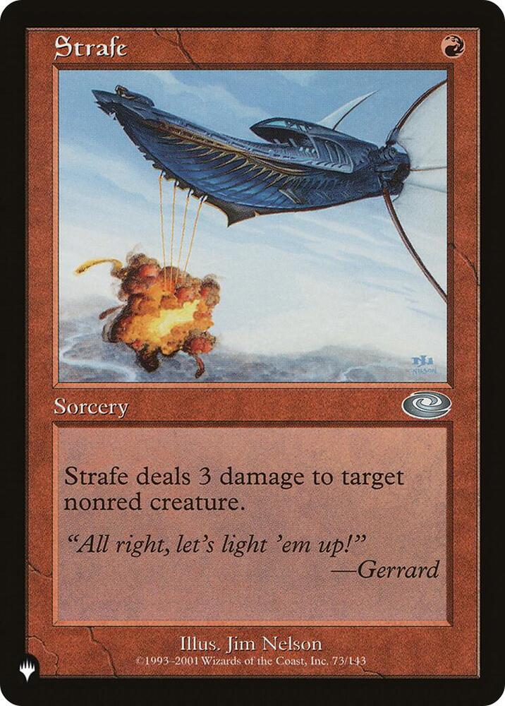 Strafe [The List Reprints] 73/143