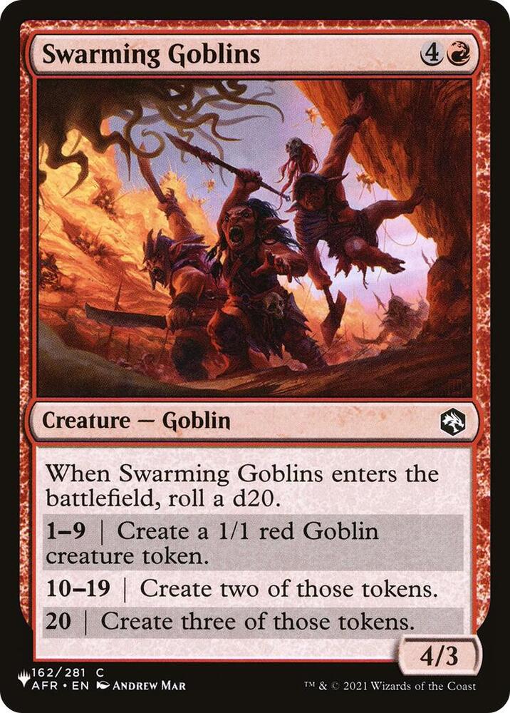 Swarming Goblins [The List Reprints] 162/281
