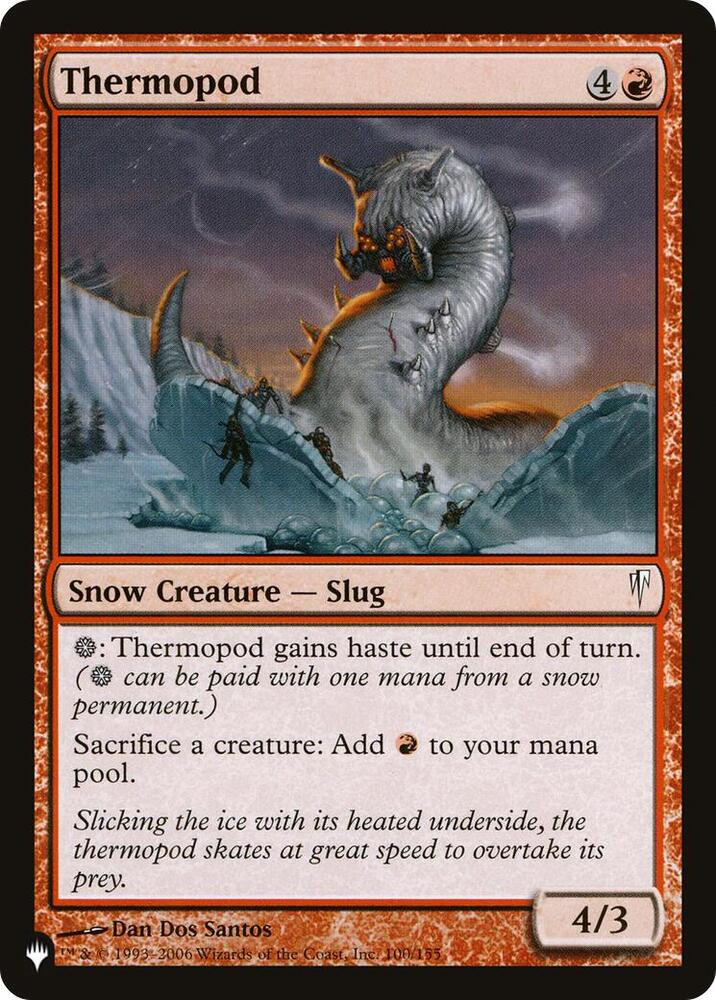 Thermopod [The List Reprints] 100/155