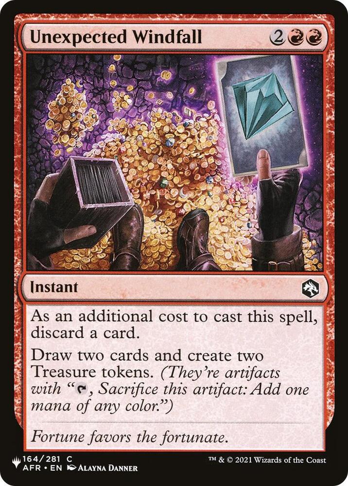Unexpected Windfall [The List Reprints] 164/281