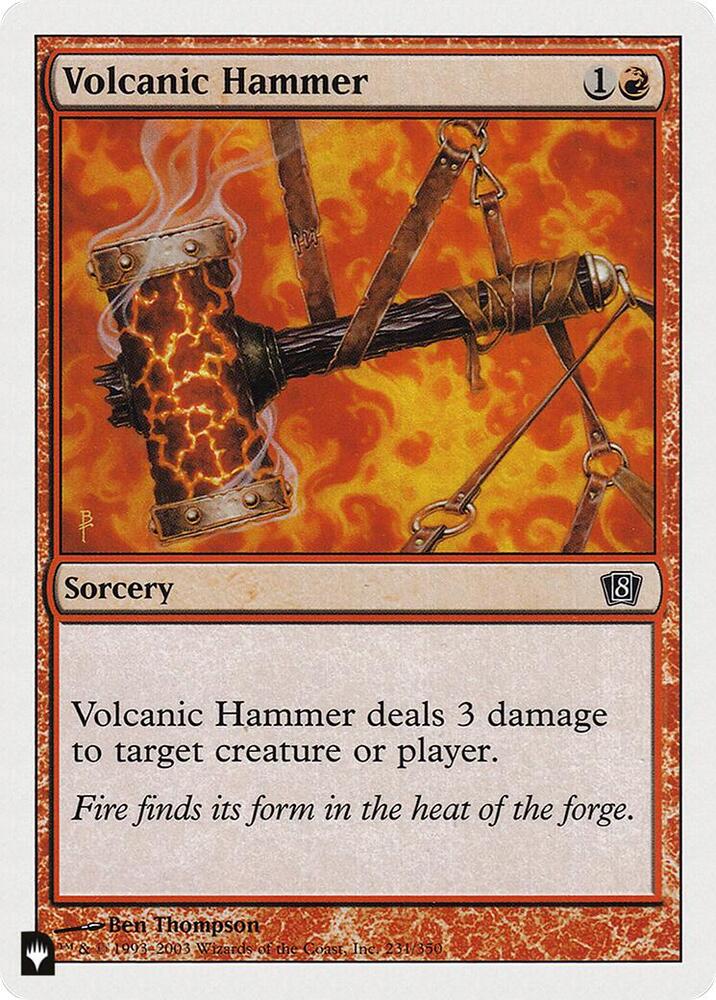 Volcanic Hammer [The List Reprints] 231/350