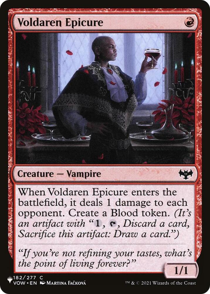 Voldaren Epicure [The List Reprints] 182/277