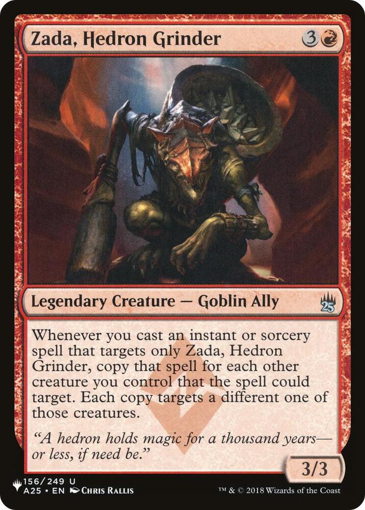 Zada, Hedron Grinder [The List Reprints] 156/249