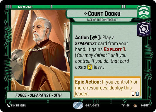 Count Dooku - Face of the Confederacy [Twilight of the Republic] 005/257