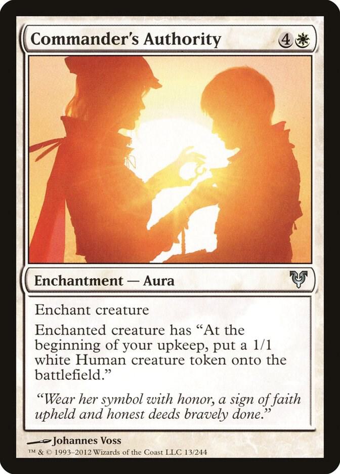 Commander's Authority [Avacyn Restored] 13