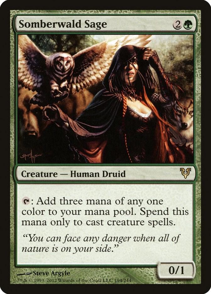 Somberwald Sage [Avacyn Restored] 194