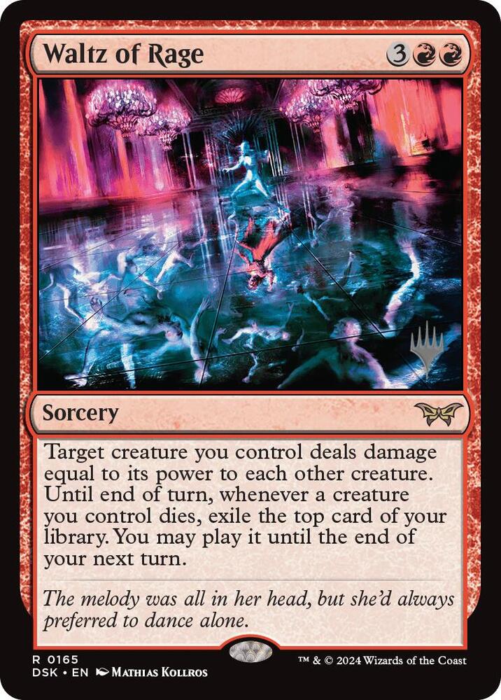 Waltz of Rage [Promo Pack: Duskmourn: House of Horror] 165