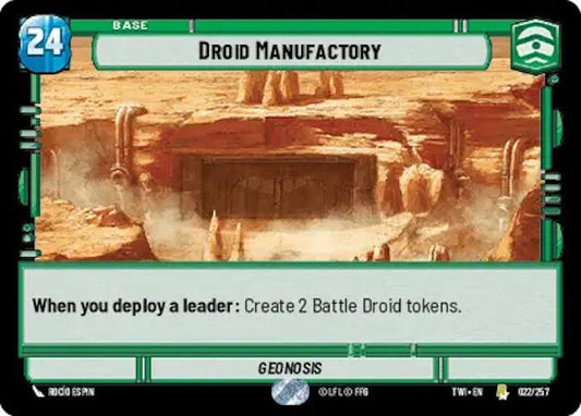 Droid Manufactory [Twilight of the Republic] 022/257