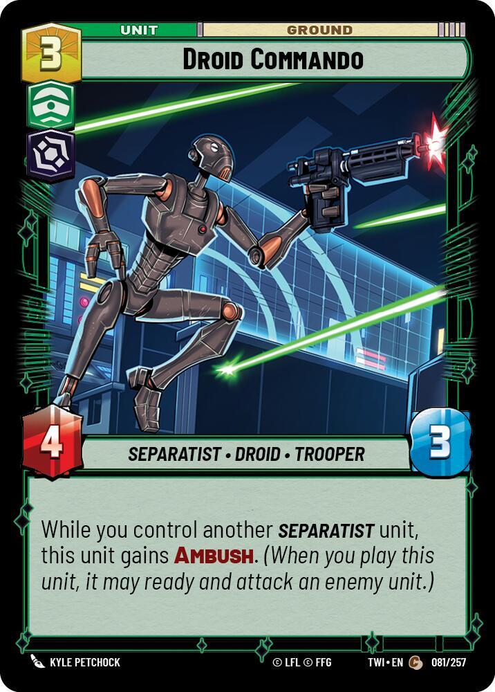 Droid Commando [Twilight of the Republic] 081/257