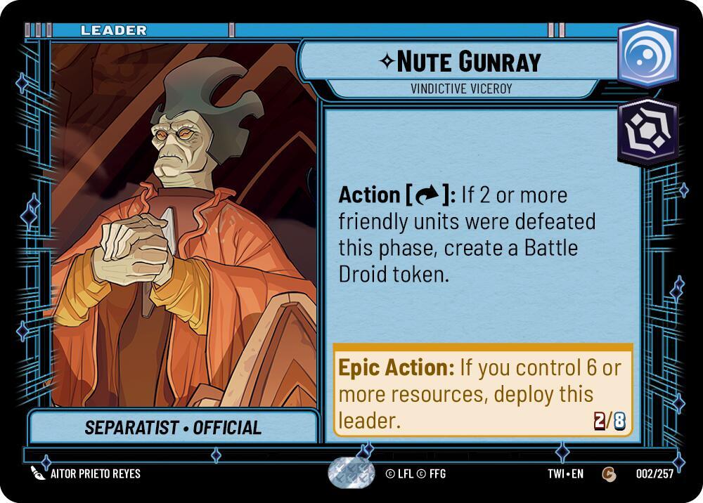 Nute Gunray - Vindictive Viceroy [Twilight of the Republic] 002/257