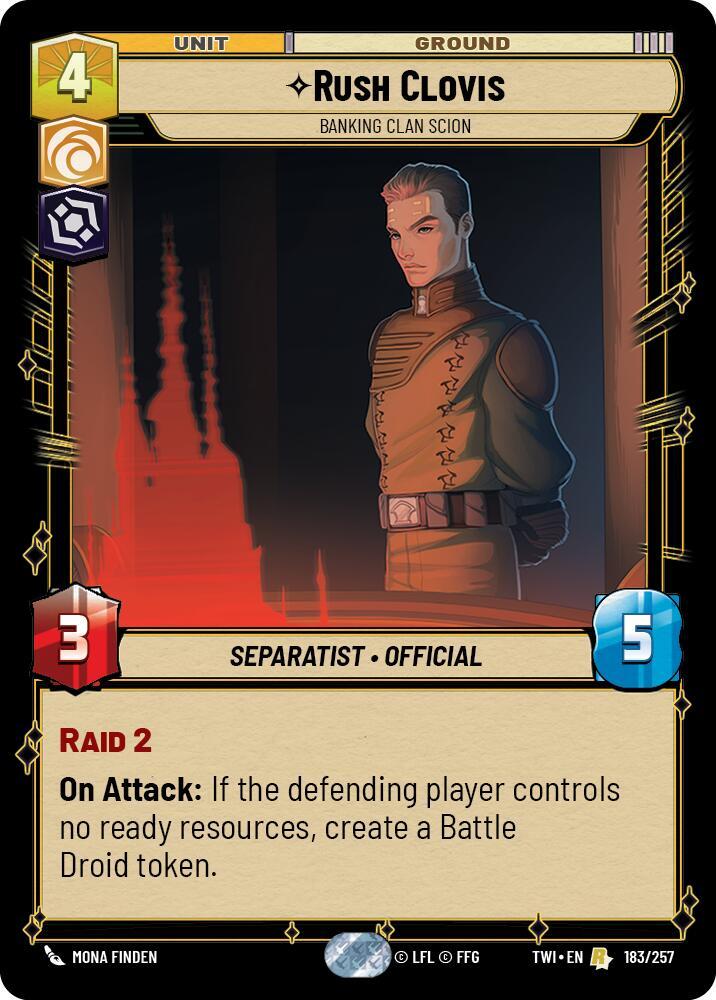 Rush Clovis - Banking Clan Scion [Twilight of the Republic] 183/257
