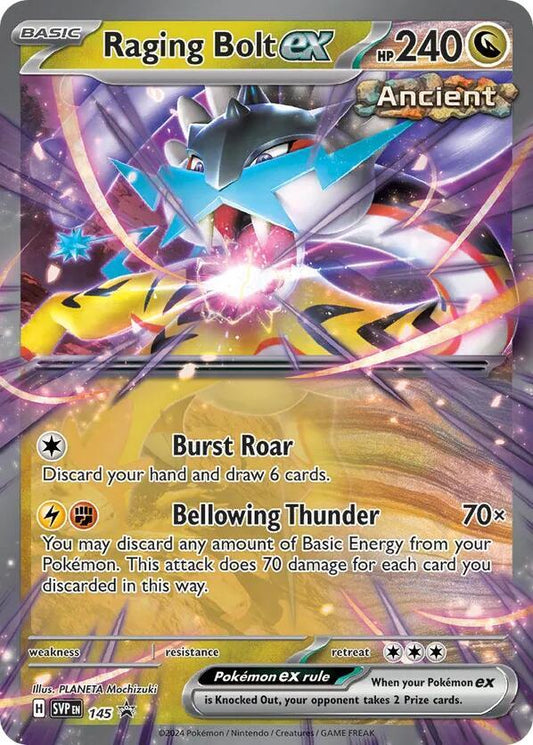 Raging Bolt ex - 145 [SV: Scarlet & Violet Promo Cards] 145