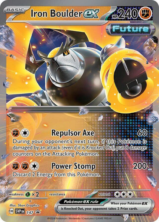 Iron Boulder ex - 147 [SV: Scarlet & Violet Promo Cards] 147