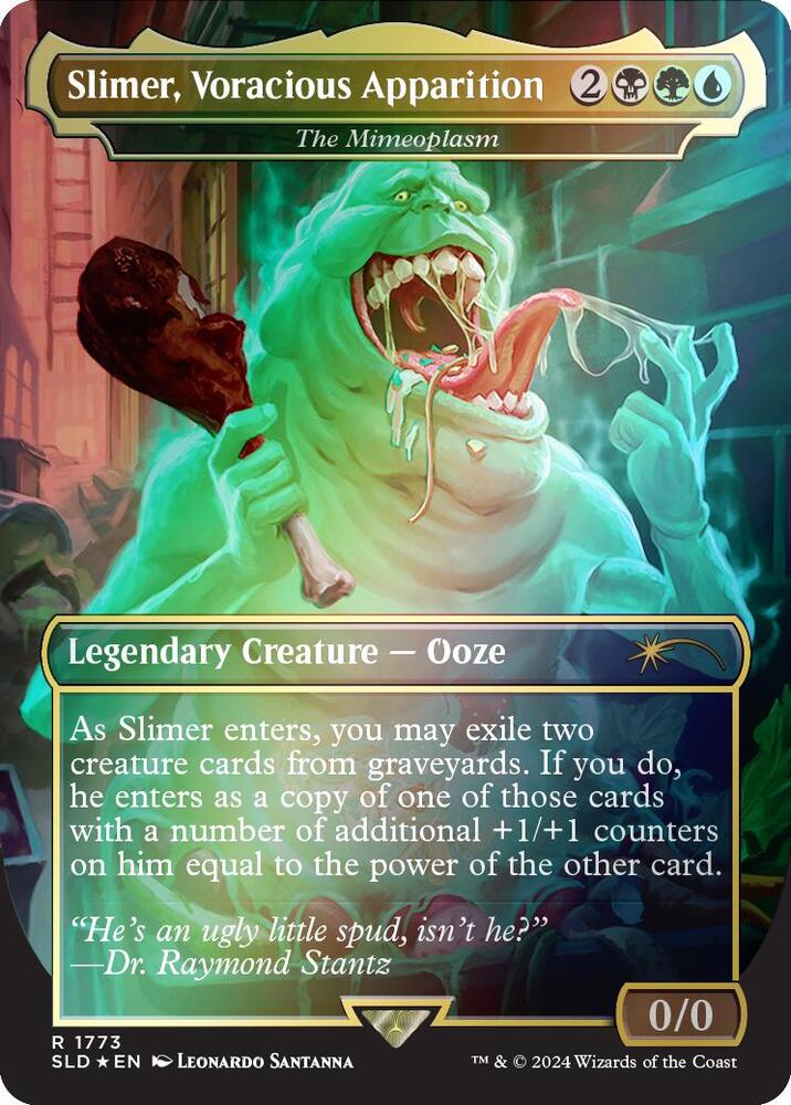 Slimer, Voracious Apparition - The Mimeoplasm (Rainbow Foil) [Secret Lair Drop Series] 1773