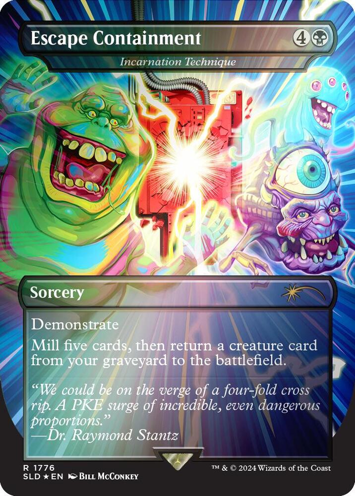 Escape Containment - Incarnation Technique (Rainbow Foil) [Secret Lair Drop Series] 1776