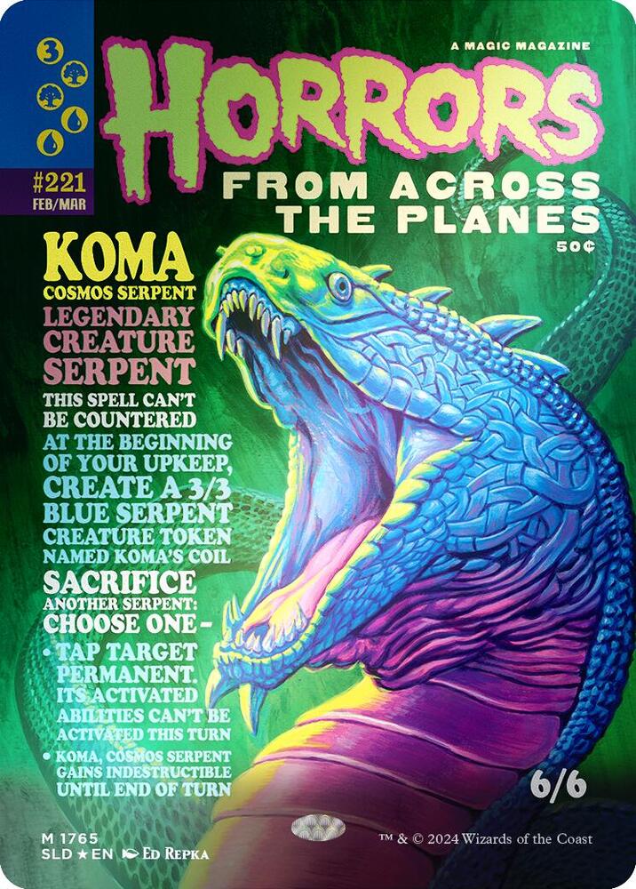 Koma, Cosmos Serpent (Rainbow Foil) [Secret Lair Drop Series] 1765