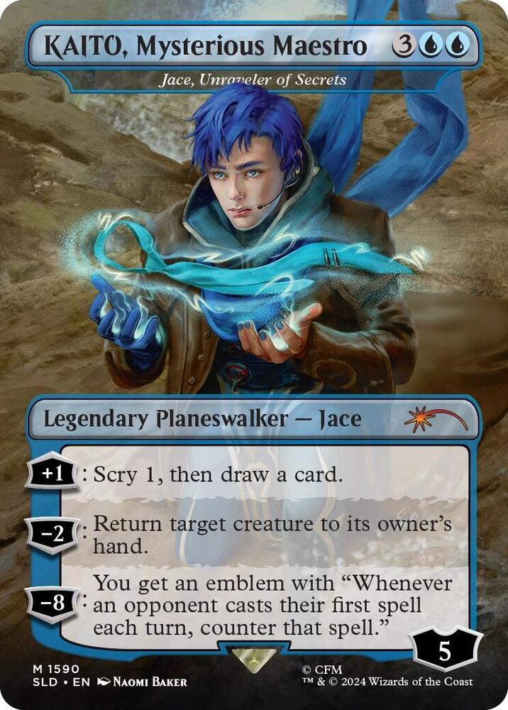 KAITO, Mysterious Maestro - Jace, Unraveler of Secrets [Secret Lair Drop Series] 1590