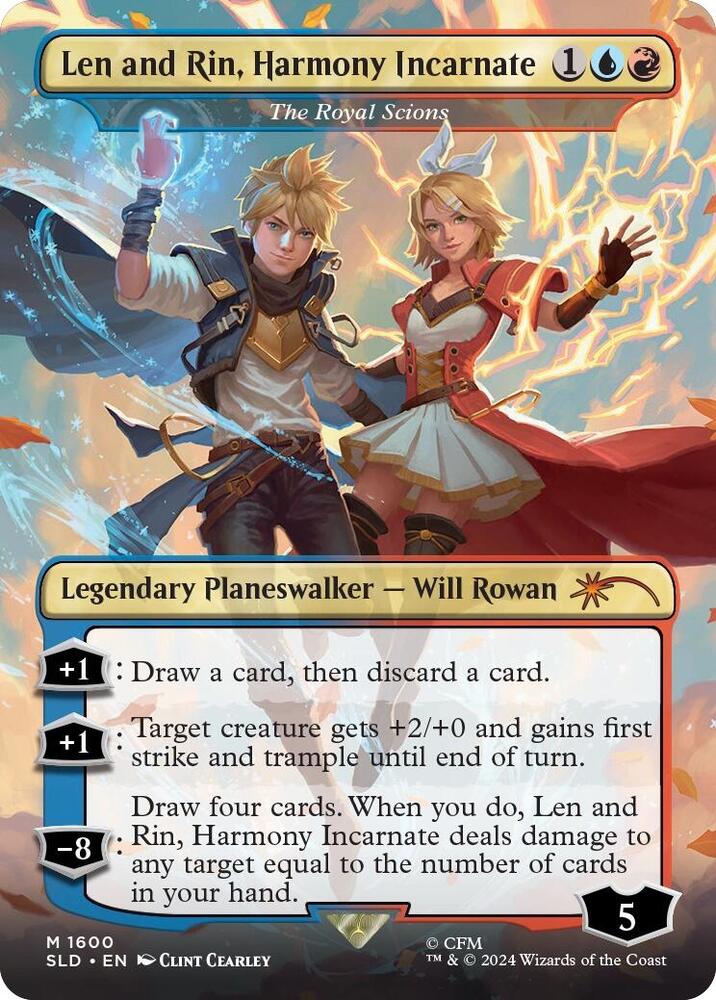 Len and Rin, Harmony Incarnate - The Royal Scions [Secret Lair Drop Series] 1600