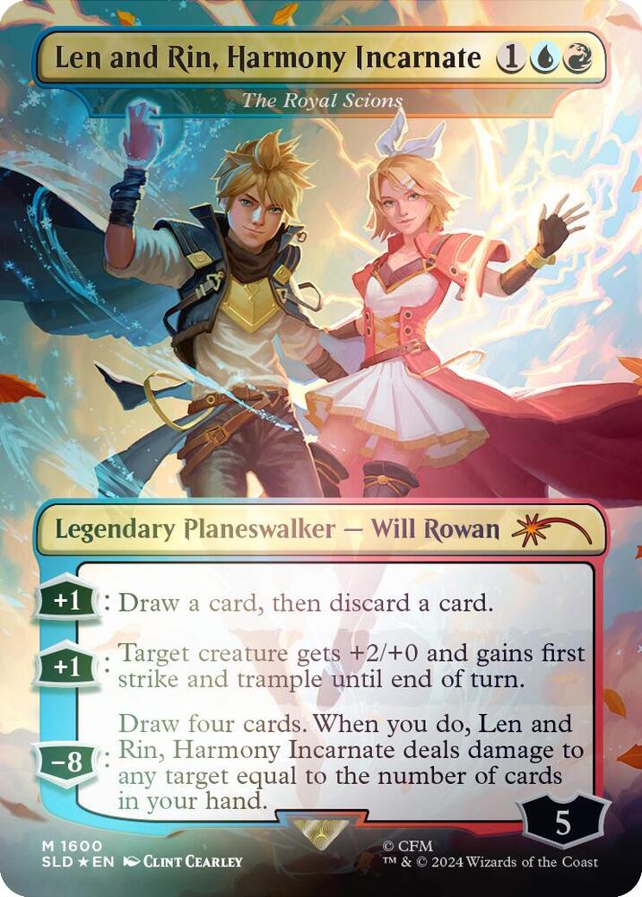 Len and Rin, Harmony Incarnate - The Royal Scions (Rainbow Foil) [Secret Lair Drop Series] 1600