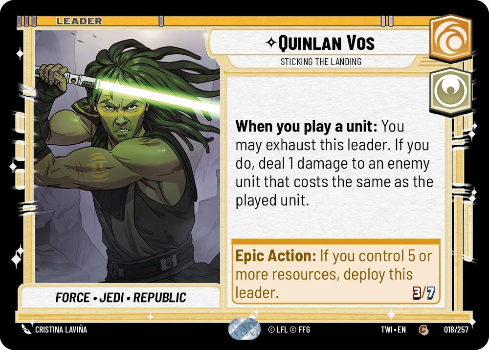 Quinlan Vos - Sticking the Landing [Twilight of the Republic] 018/257