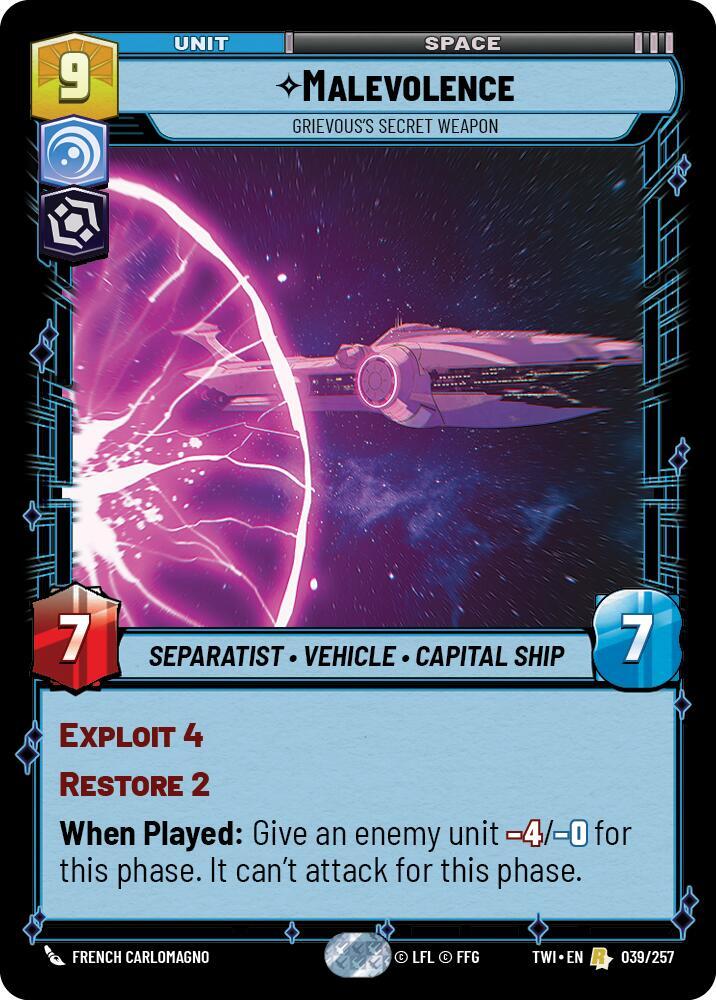 Malevolence - Grievous’s Secret Weapon [Twilight of the Republic] 039/257