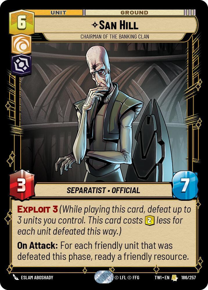 San Hill - Chairman of the Banking Clan [Twilight of the Republic] 186/257