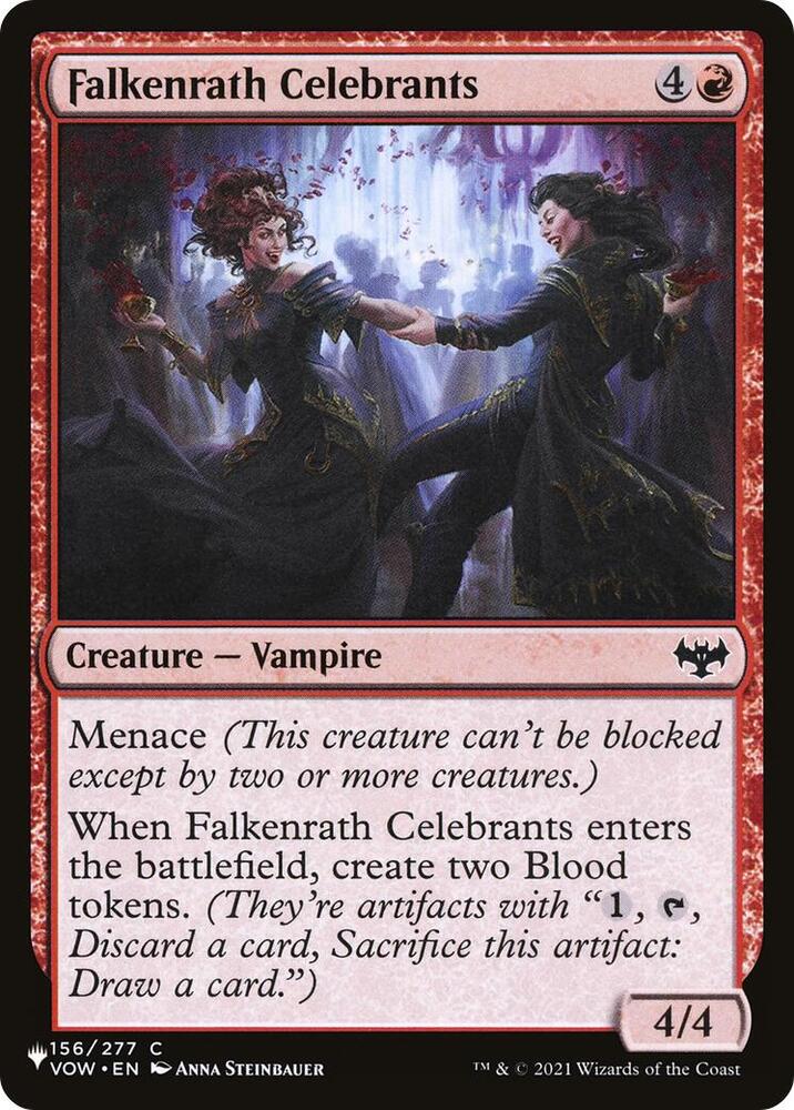 Falkenrath Celebrants [The List Reprints] 156/277