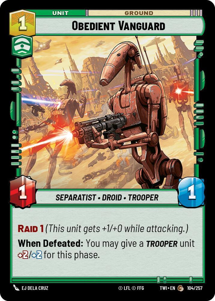 Obedient Vanguard [Twilight of the Republic] 104/257
