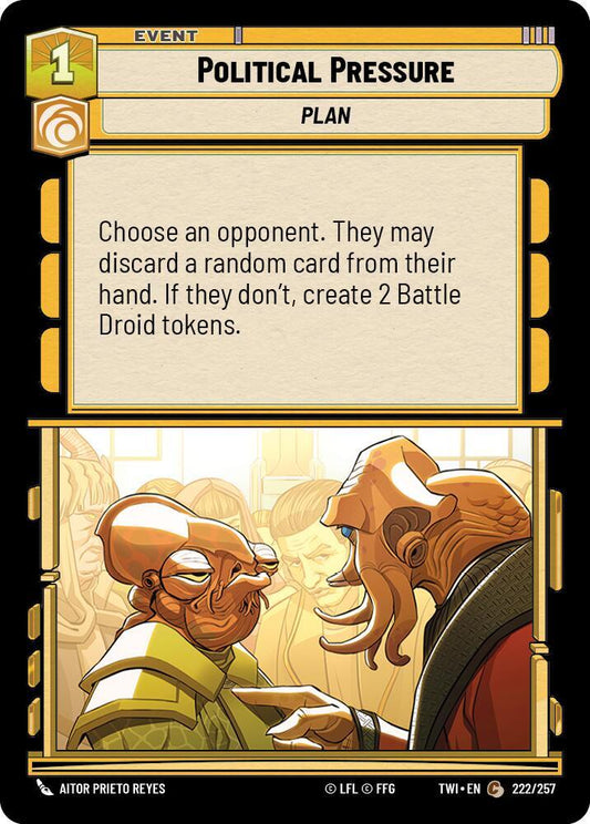 Political Pressure [Twilight of the Republic] 222/257