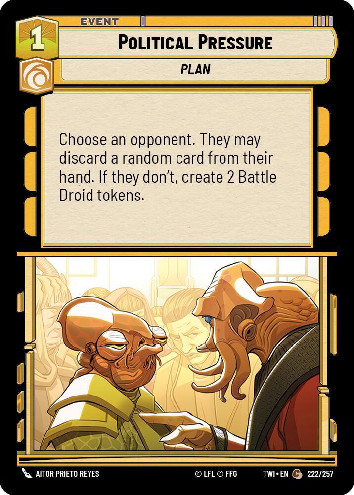 Political Pressure [Twilight of the Republic] 222/257