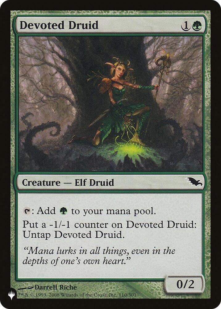 Devoted Druid (SHM) [The List Reprints] 110/301