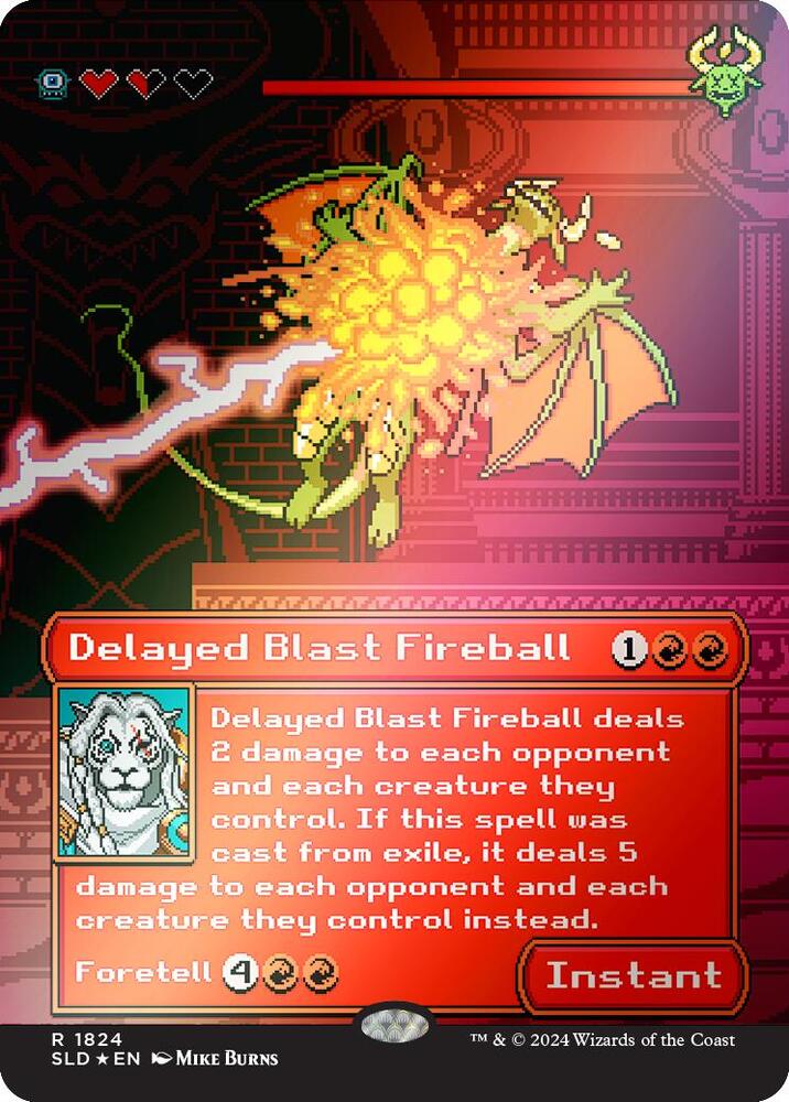 Delayed Blast Fireball (Rainbow Foil) [Secret Lair Drop Series] 1824