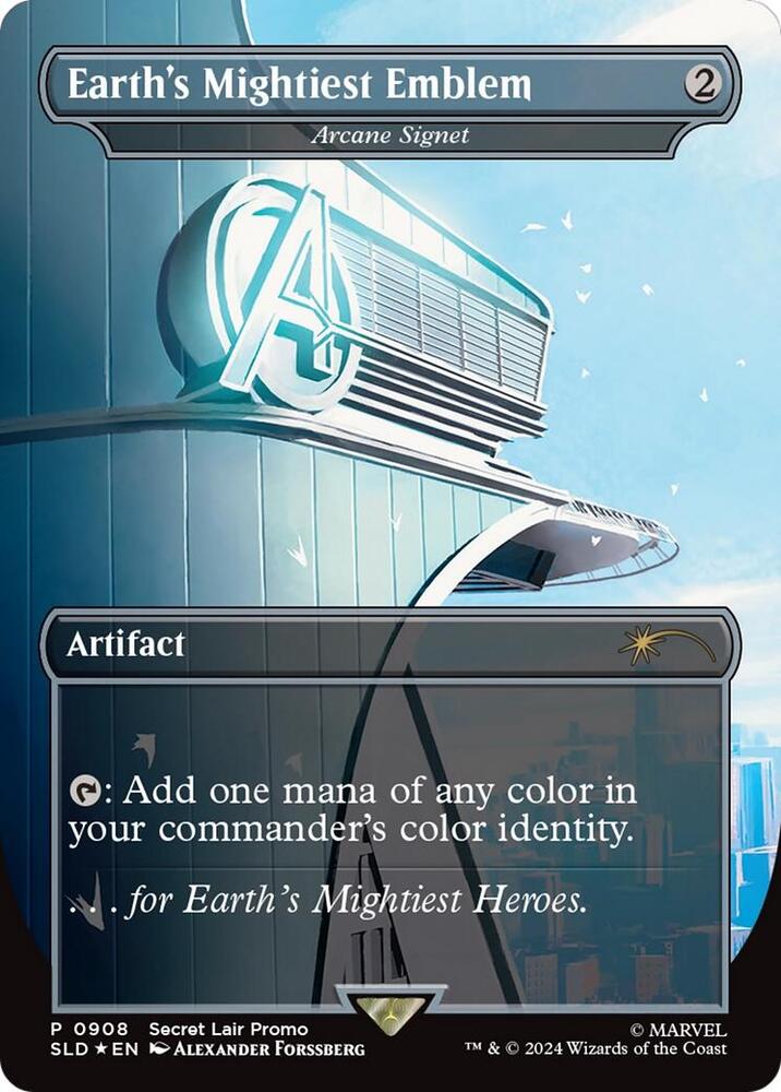 Earth's Mightiest Emblem - Arcane Signet (Rainbow Foil) [Secret Lair Drop Series] 908