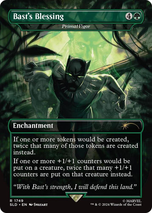 Bast's Blessing - Primal Vigor (Rainbow Foil) [Secret Lair Drop Series] 1749