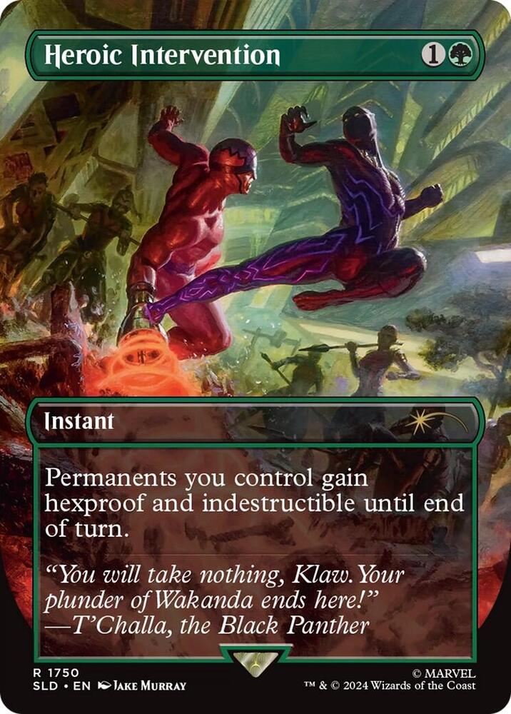 Heroic Intervention (Rainbow Foil) [Secret Lair Drop Series] 1750