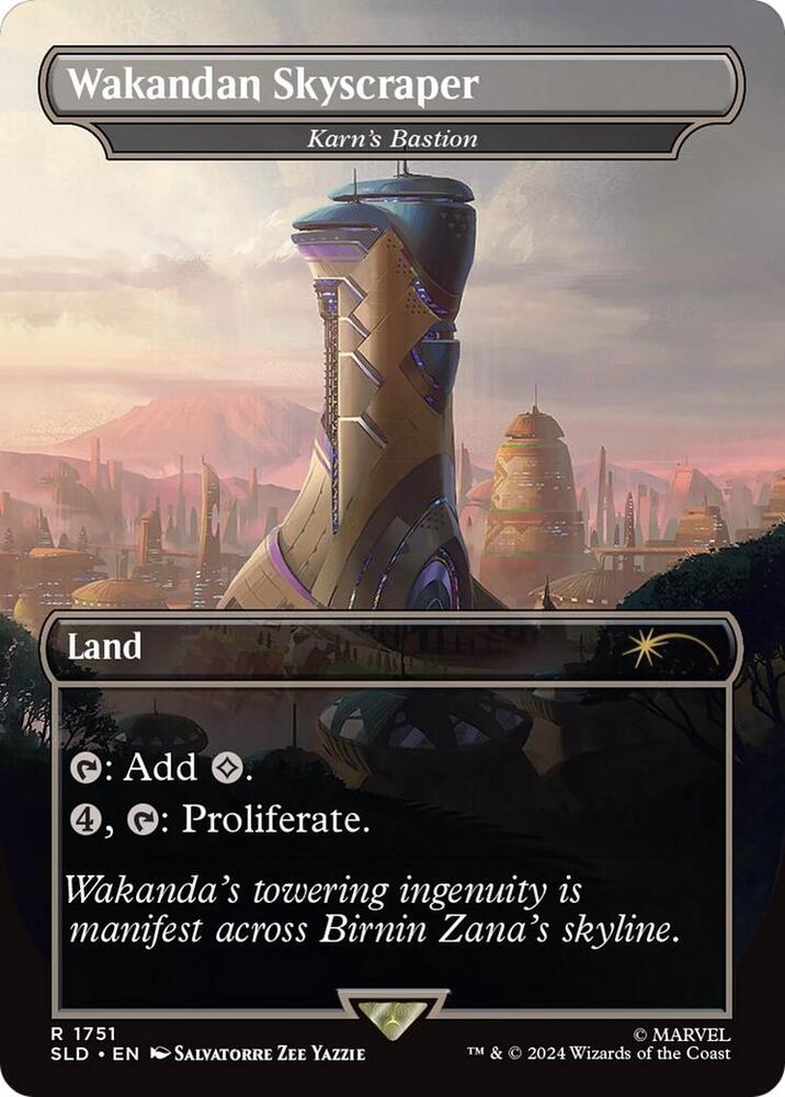 Wakandan Skyscraper - Karn's Bastion [Secret Lair Drop Series] 1751