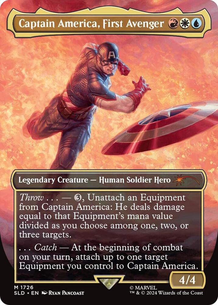 Captain America, First Avenger (Rainbow Foil) [Secret Lair Drop Series] 1726