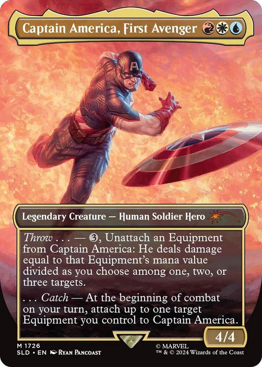 Captain America, First Avenger (Rainbow Foil) [Secret Lair Drop Series] 1726