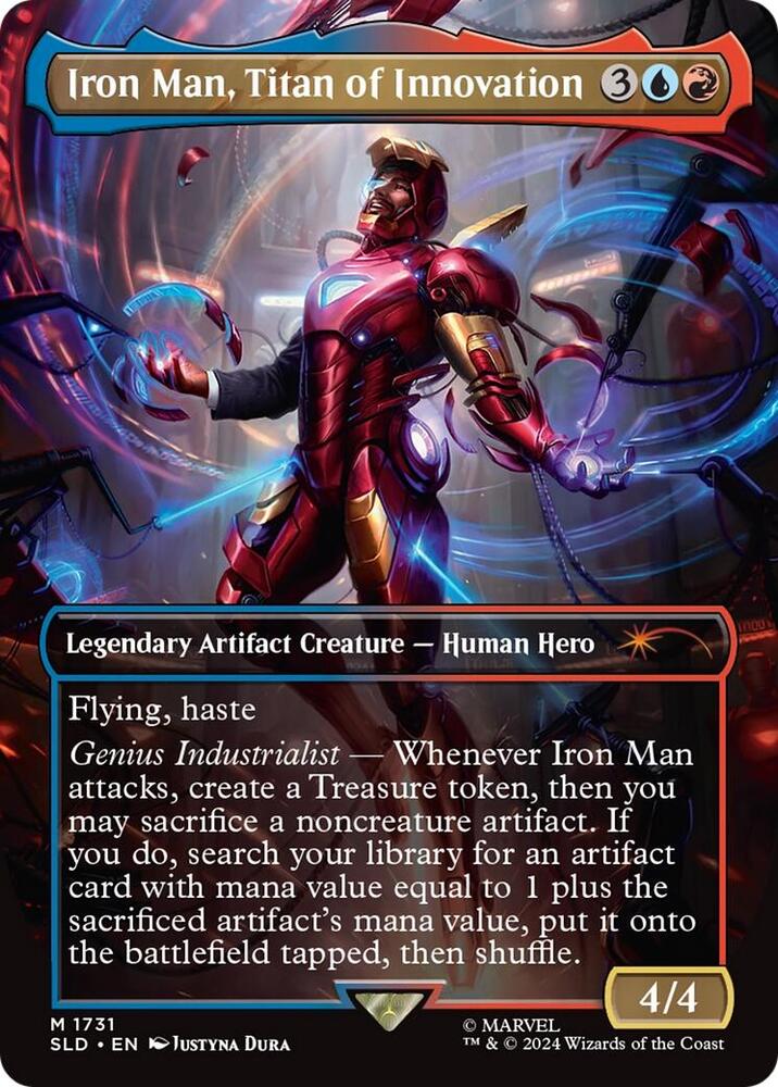 Iron Man, Titan of Innovation (Rainbow Foil) [Secret Lair Drop Series] 1731