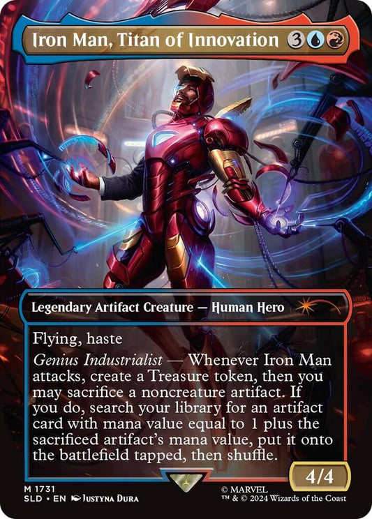 Iron Man, Titan of Innovation (Rainbow Foil) [Secret Lair Drop Series] 1731