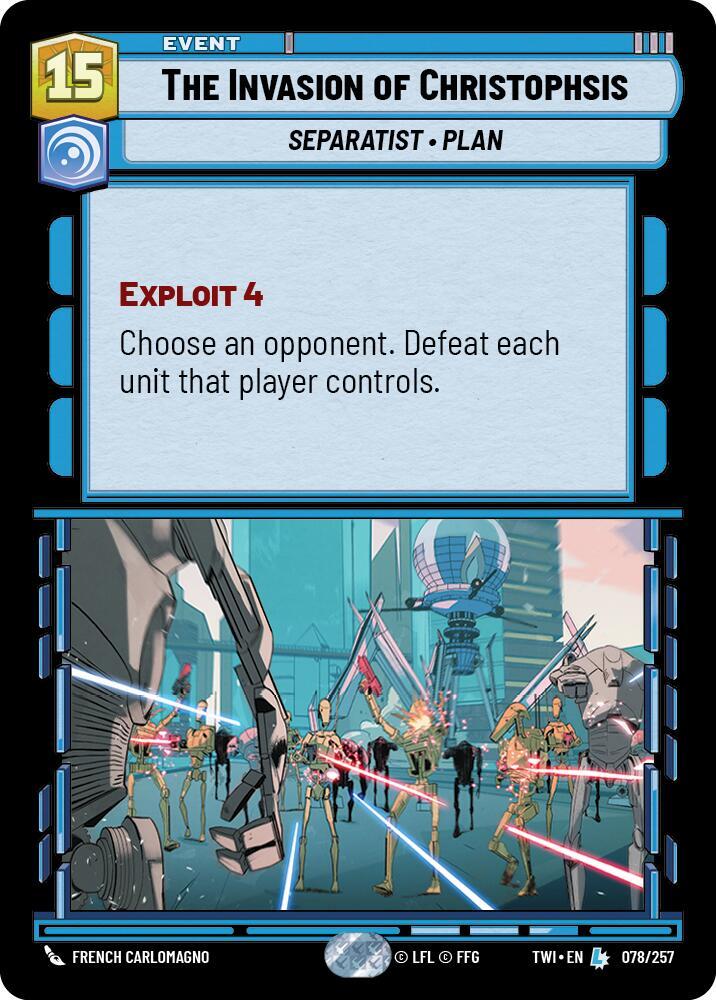 The Invasion of Christophsis [Twilight of the Republic] 078/257