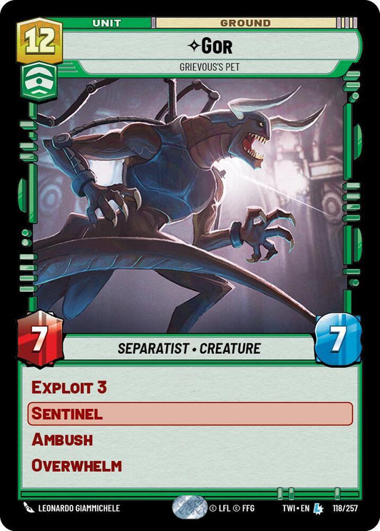Gor - Grievous's Pet [Twilight of the Republic] 118/257