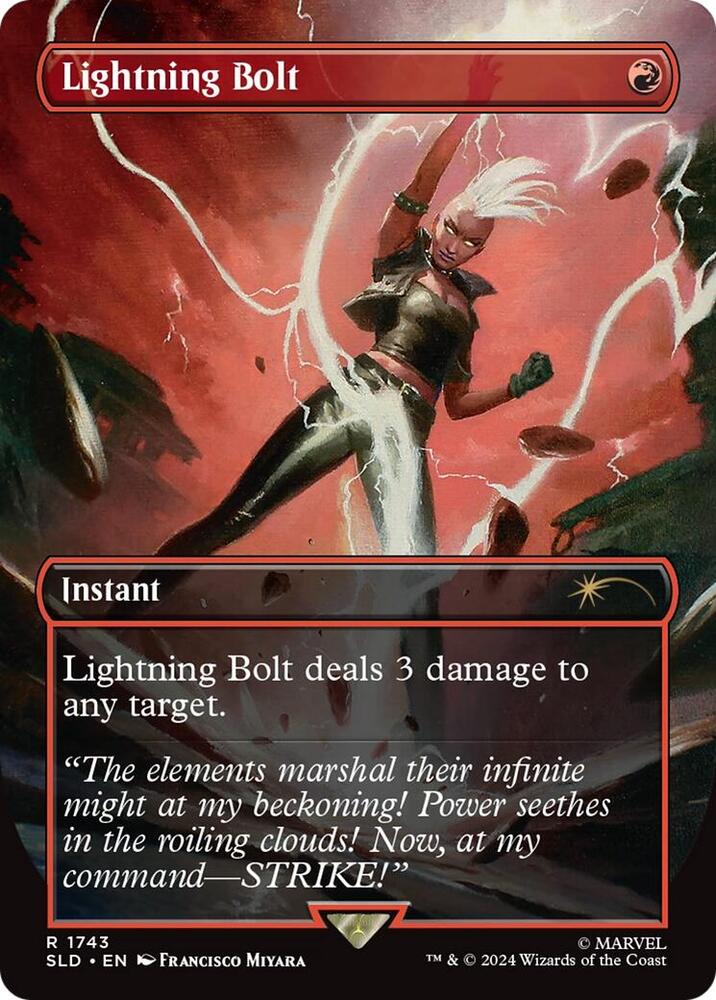 Lightning Bolt (1743) (Rainbow Foil) [Secret Lair Drop Series] 1743