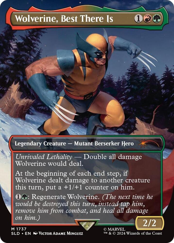 Wolverine, Best There Is (Rainbow Foil) [Secret Lair Drop Series] 1737